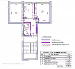 Dzīvokļu pārplānošana: No idejas līdz projektam — remonta foto 1