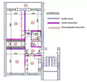 Dzīvokļu pārplānošana: No idejas līdz projektam — remonta foto 4
